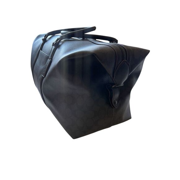 Coach Trekker Bag In Oxblood Canvas Duffel Bag With Strap - Picture 6 of 7